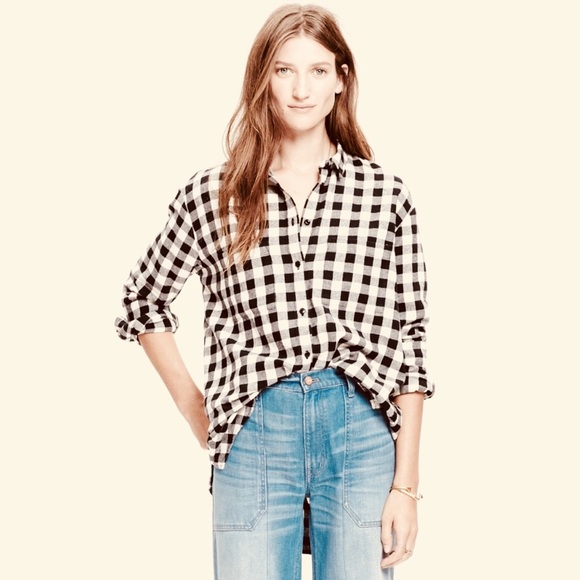 J. Crew Tops - ❗️Boyshirt Plaid Button Down